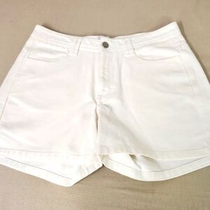Women's White Denim Shorts Size 6